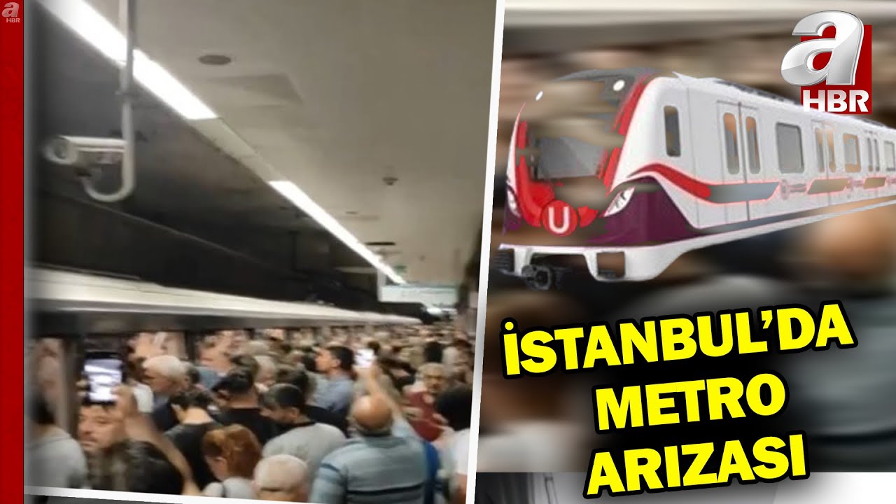 İstanbullunun çilesi bitmiyor! Kayaşehir-Kirazlı hattında metro arızası| A Haber