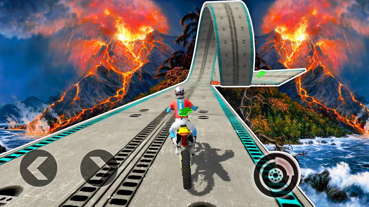 Impossible Motor Bike Tracks 3D - Hight Speed Bike Tracks - Android Gameplay #7