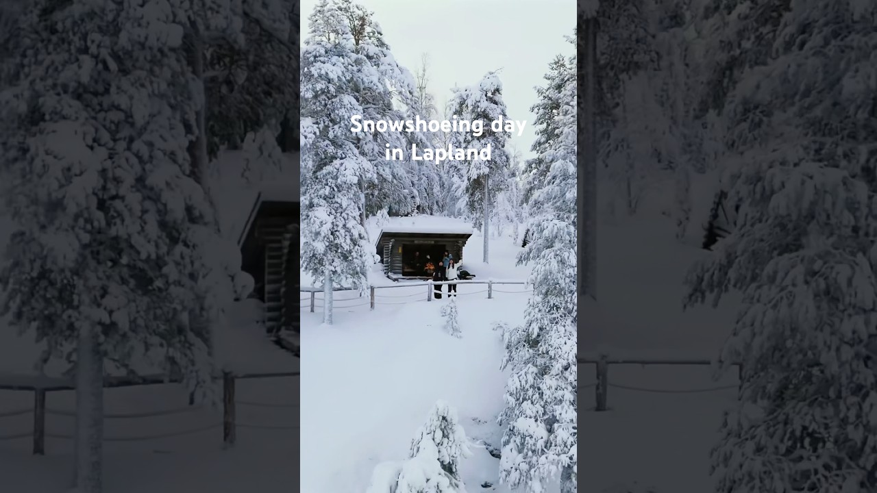 ☃️ Snowshoeing in Lapland