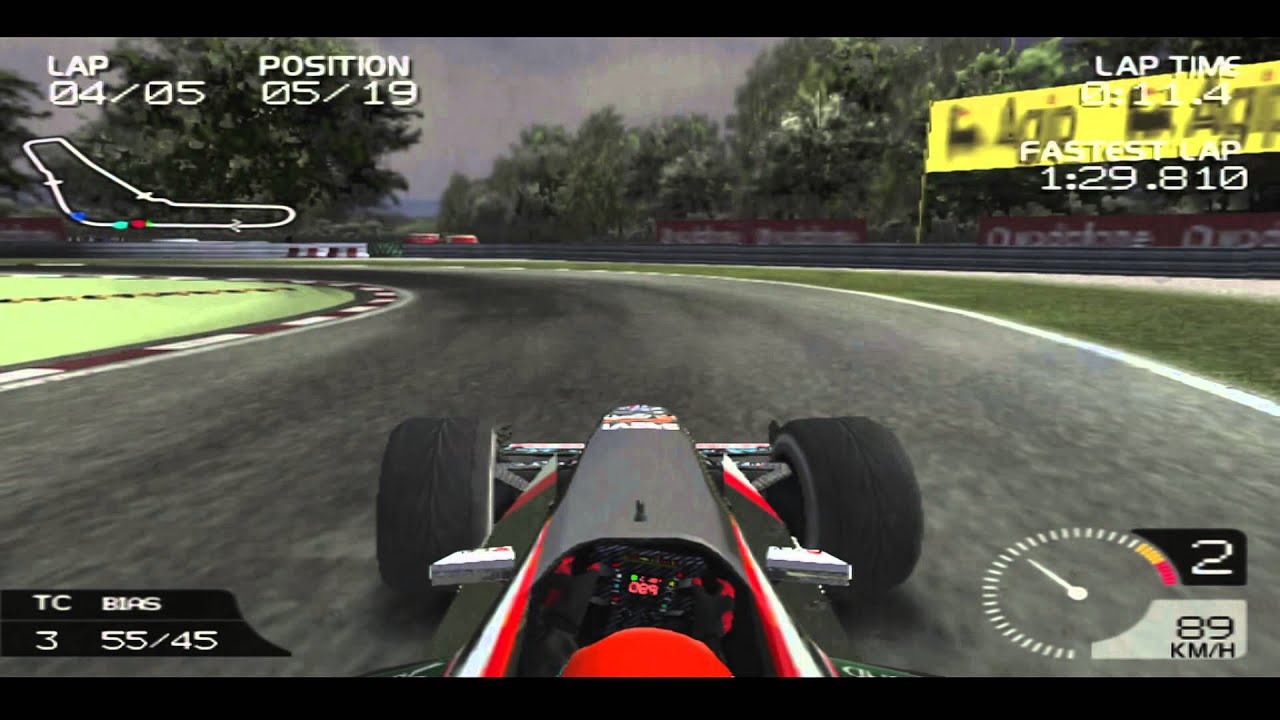 Formula One 2003 (PS2) - Justin Wilson - Minardi - Monza - Rain - Custom Race