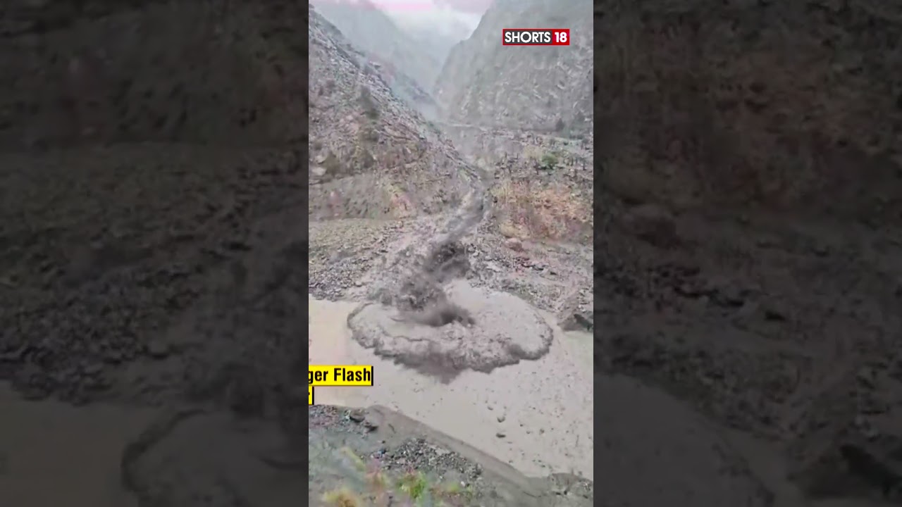Himachal Rain: Heavy Rain Triggers Flash Floods in Kinnaur | #shorts #viral