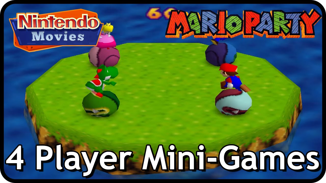 Mario Party 1 - All 4 Player Mini-Games