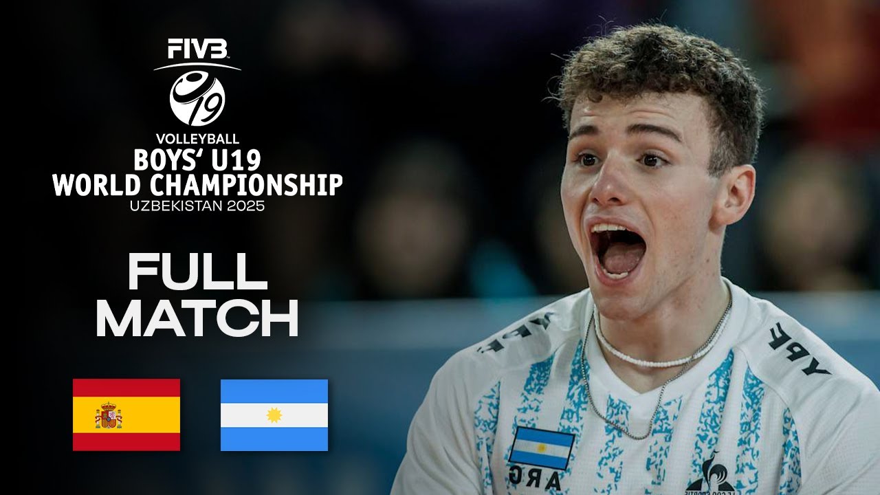 Spain vs. Argentina - Round of 16 | Boys' U19 World Champs 2025 - Full Match