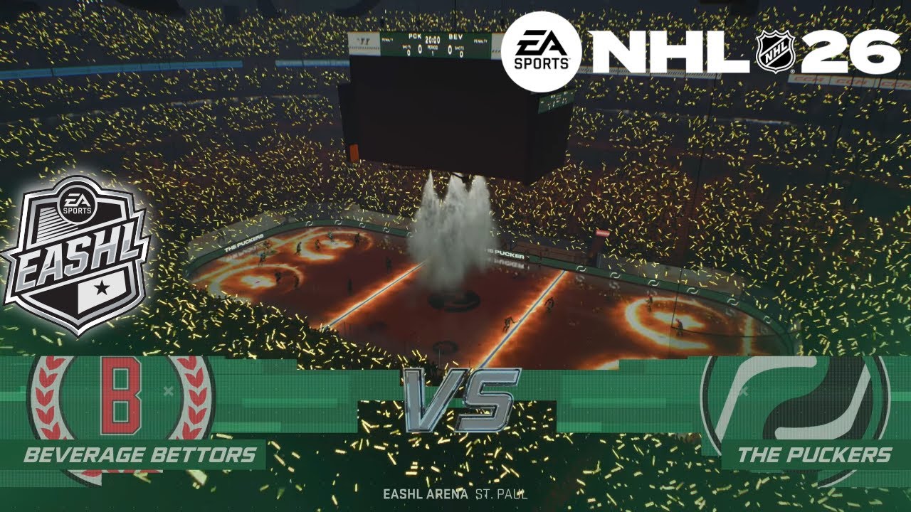 The Puckers vs. Beverage Bettors - NHL 26 3v3 EASHL Season Play (S3) 2-11-26 (4K)