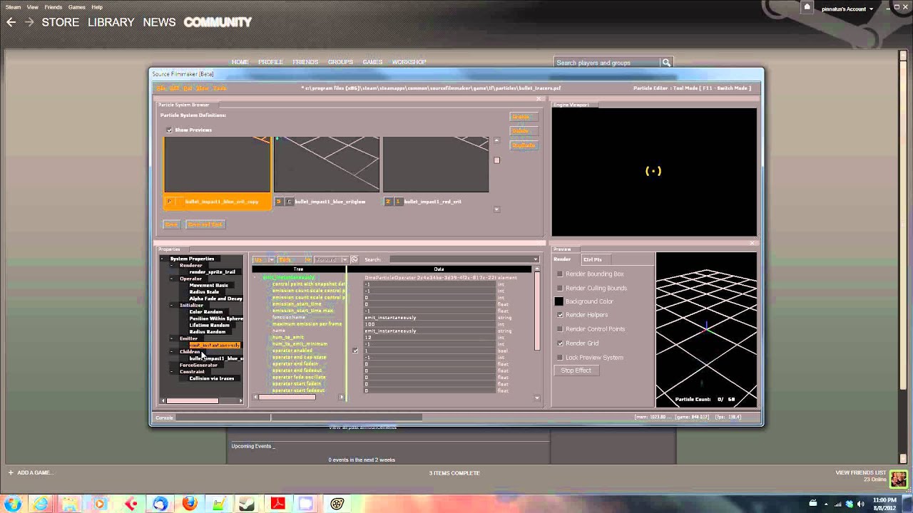 [SFM] Source Filmmaker Tip of the Day #24 - Using the Particle System Editor