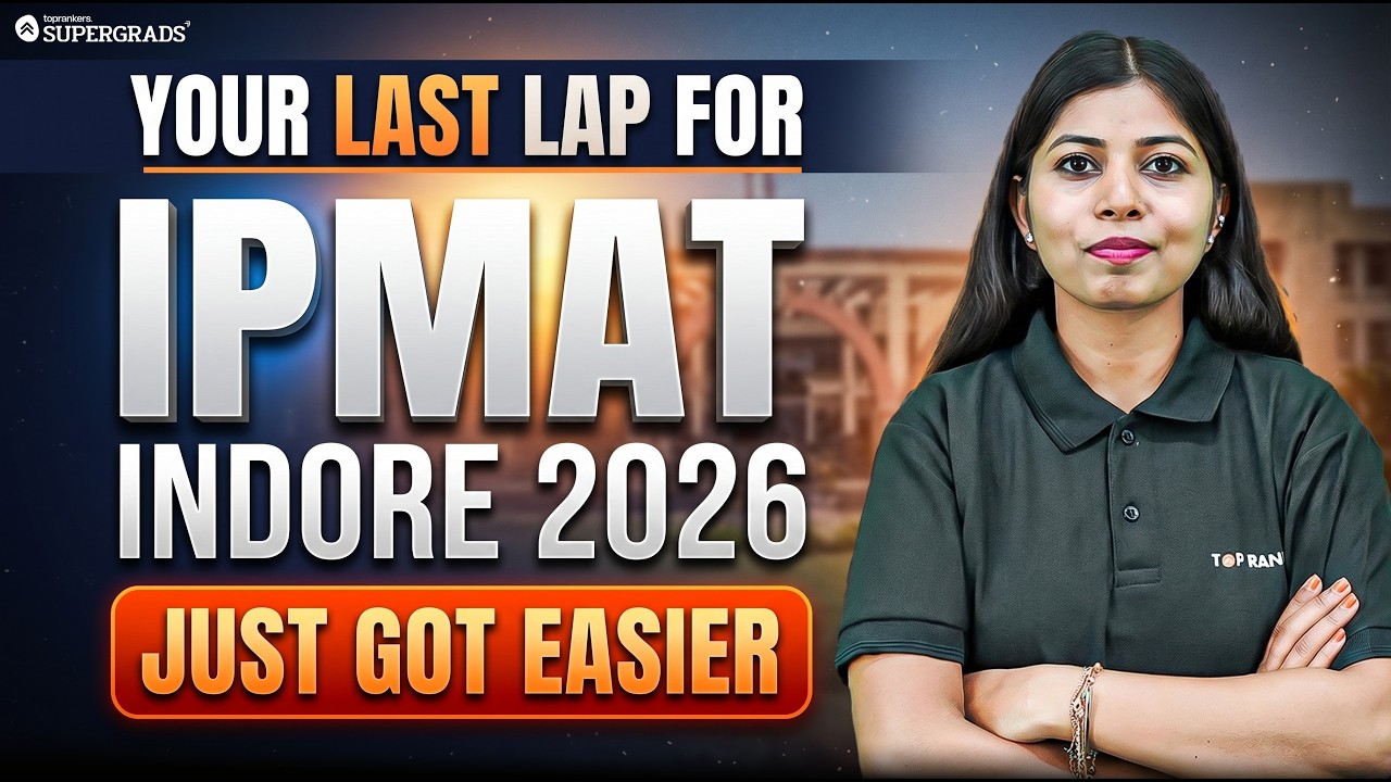 Your Last Lap for IPMAT 2026 Just Got Easier 🚀 | Supergrads IPMAT