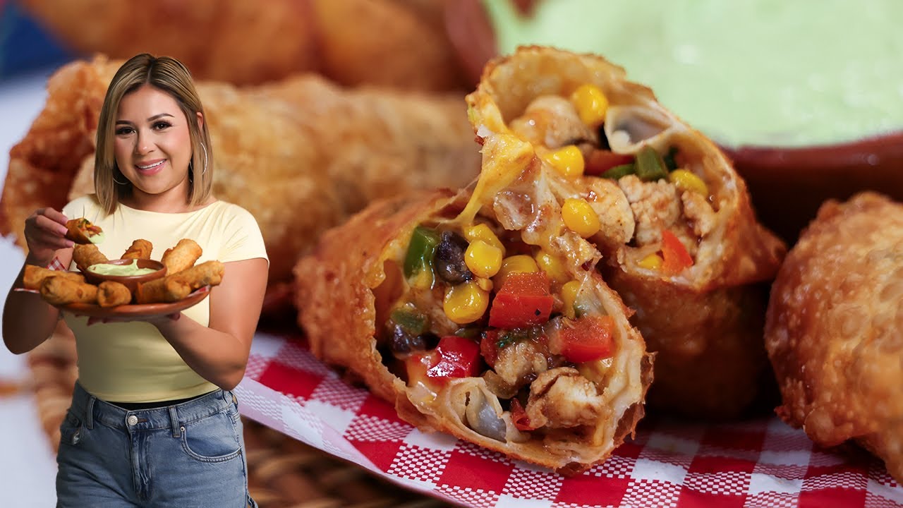 Homemade Southwestern Eggrolls - A Spicy Twist on a Classic