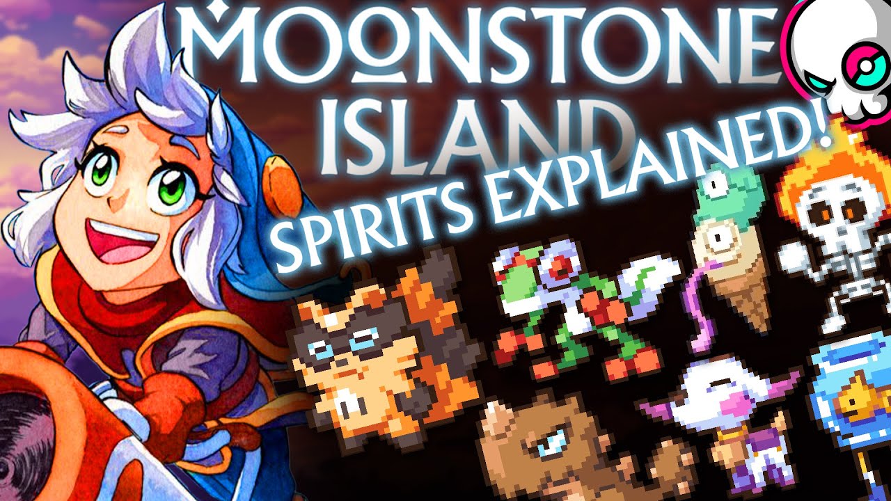 Moonstone Island: ALL Spirits Explained! 🦝🐠👁️ a Pokemon X Stardew Valley game!