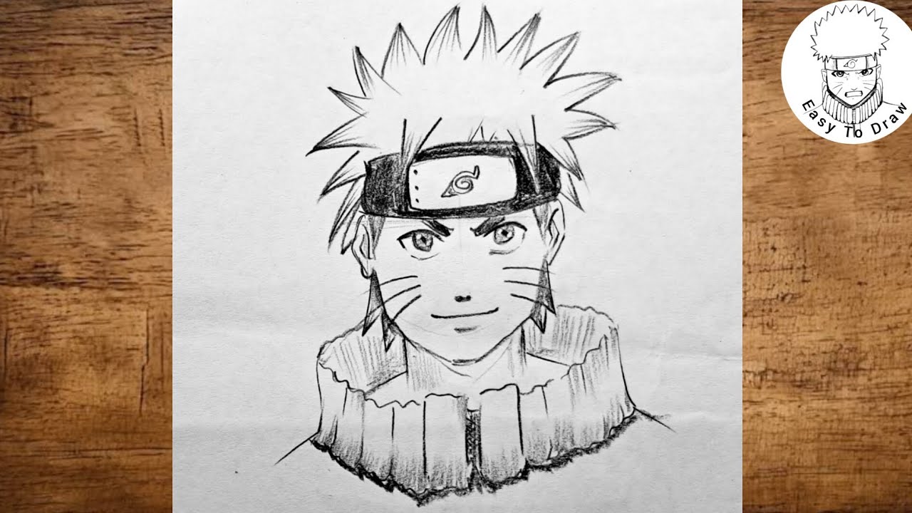 The Hero of Konoha: Naruto Uzumaki Pencil Sketch 🍥