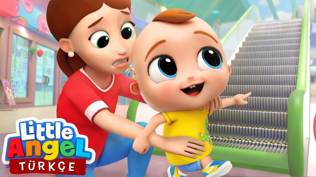 Bebek Alışveriş Merkezinde | Little Angel | Çocuk Çizgi Filmleri | Moonbug Kids Türkçe