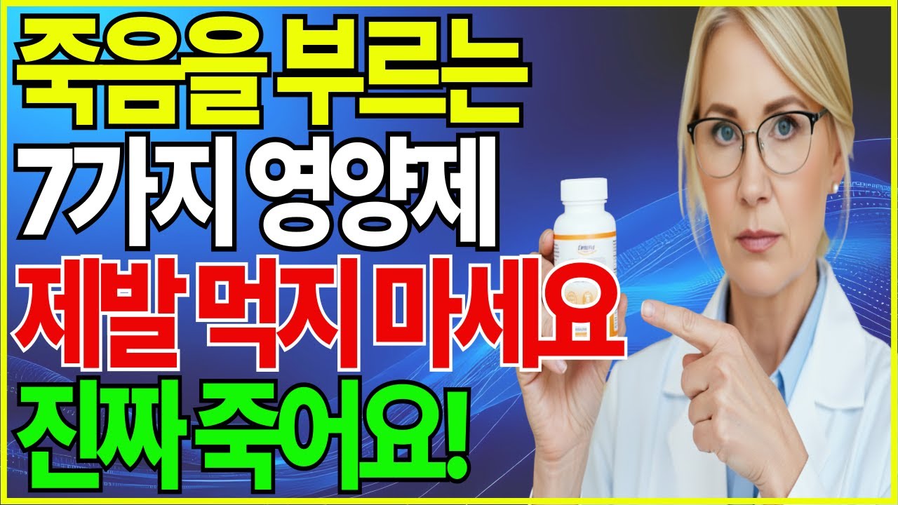 33년차 내과 전문의 양심 고백! 절대 먹지 말아야 할 건강보조식품 7가지ㅣ약사가 말 안 해주는 진실ㅣ노후건강｜삶의지혜｜오디오북