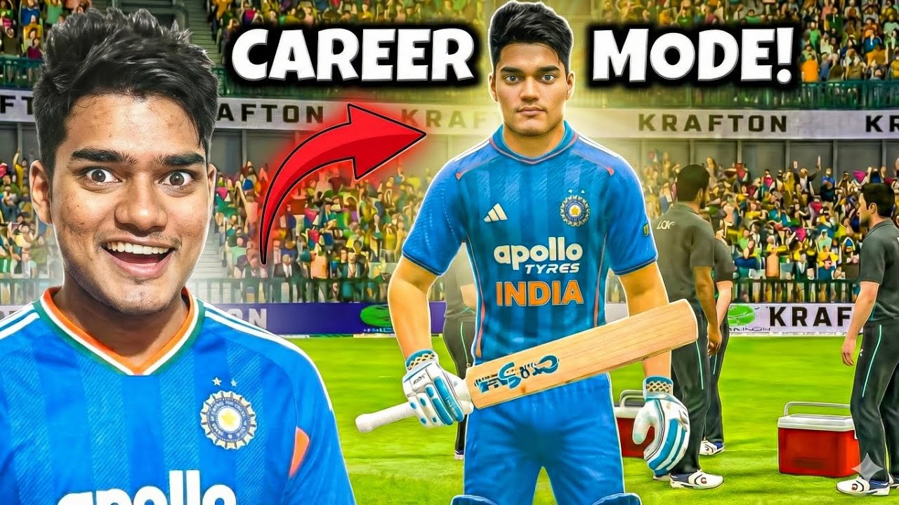 MY CAREER MODE IN REAL CRICKET 🏏