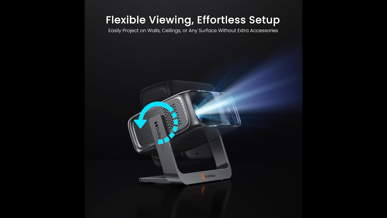 HAPPRUN 2000 ANSI Outdoor Projector Review – Best 4K Google TV Projector for Home Theater 🔥