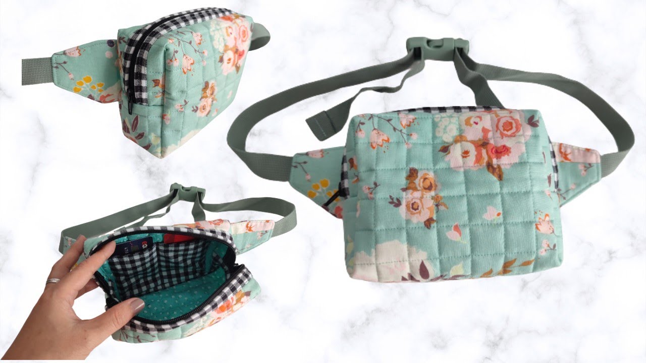 DIY Belt Bag ✅ Cross Body Bag | How to Sew Belt Bag | Sewing Tutorial #diy #handmade