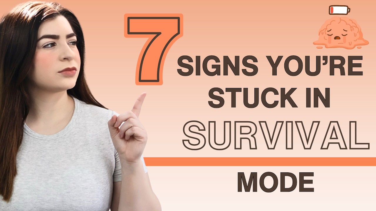 7 Signs You’re Stuck in Survival Mode (And Don’t Know It) | Therapist Christina