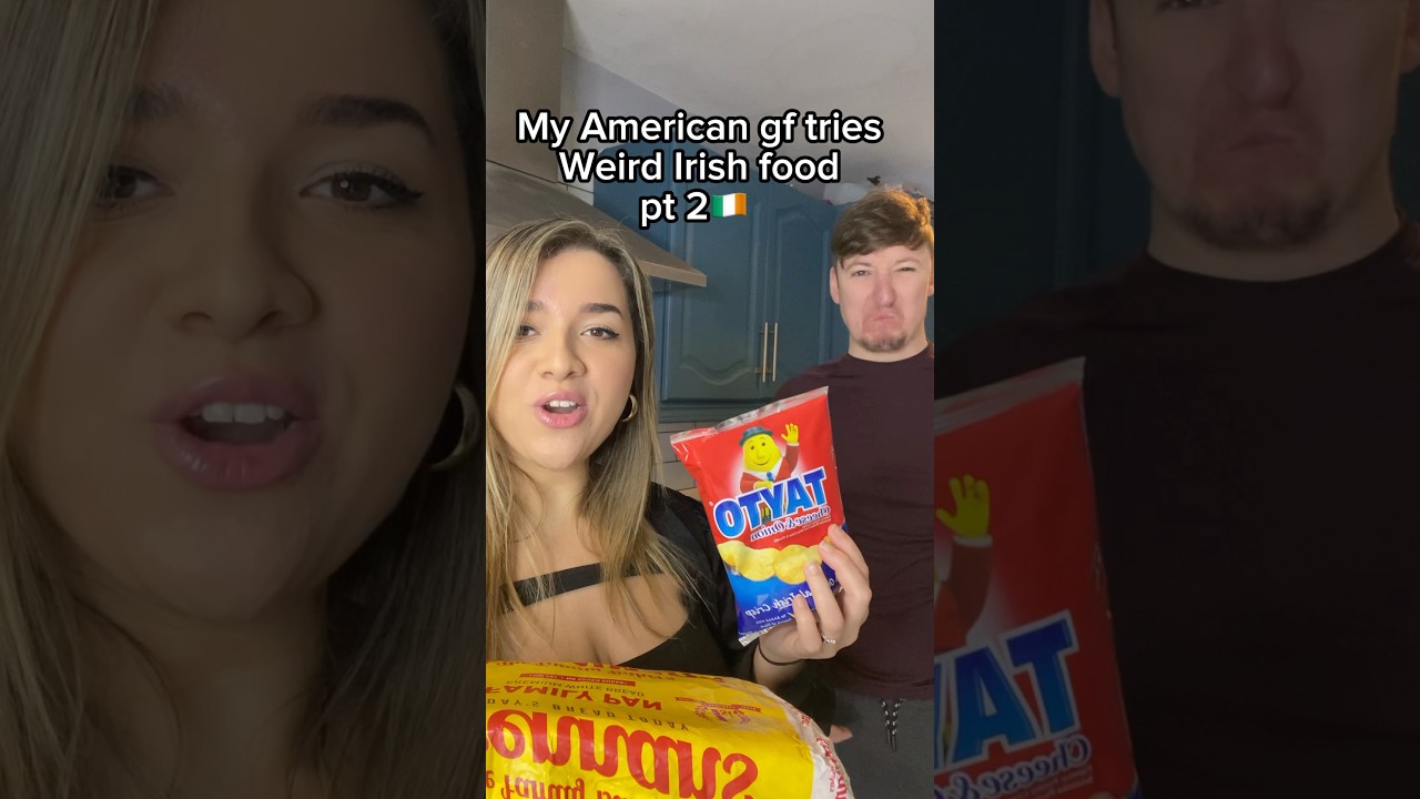 Американская девушка пробует странную ирландскую еду 🇮🇪