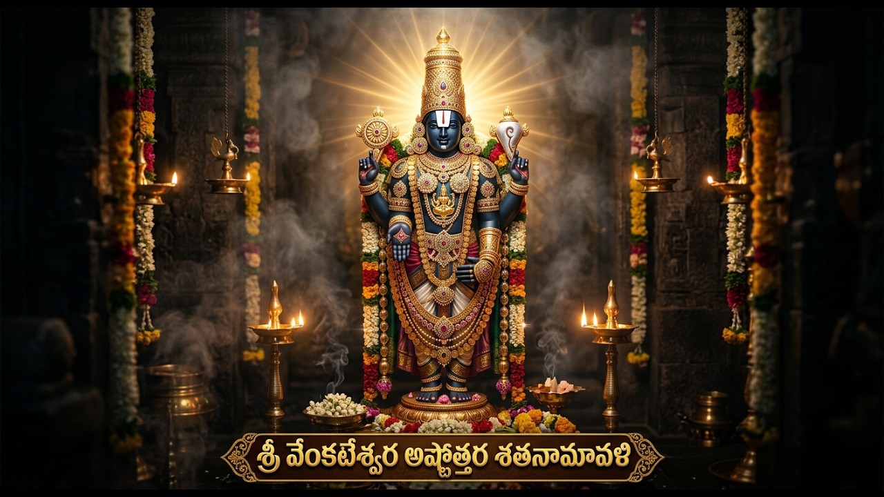 Sri Venkateswara 108 Names | Powerful Govinda Namalu | Tirumala Balaji Mantra Chanting