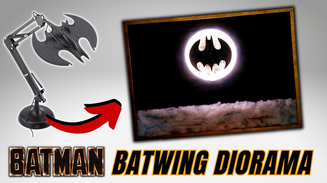 Turning a Batman Batwing Desk Lamp into a Dynamic Diorama