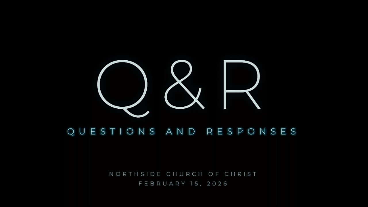 Sunday afternoon Question & Response (Q&R) Assembly
