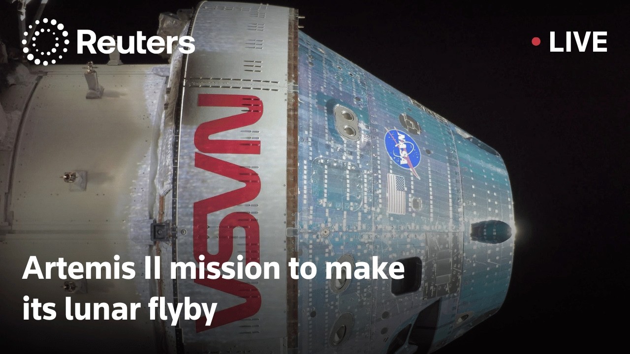 LIVE: Artemis II mission to make its lunar flyby