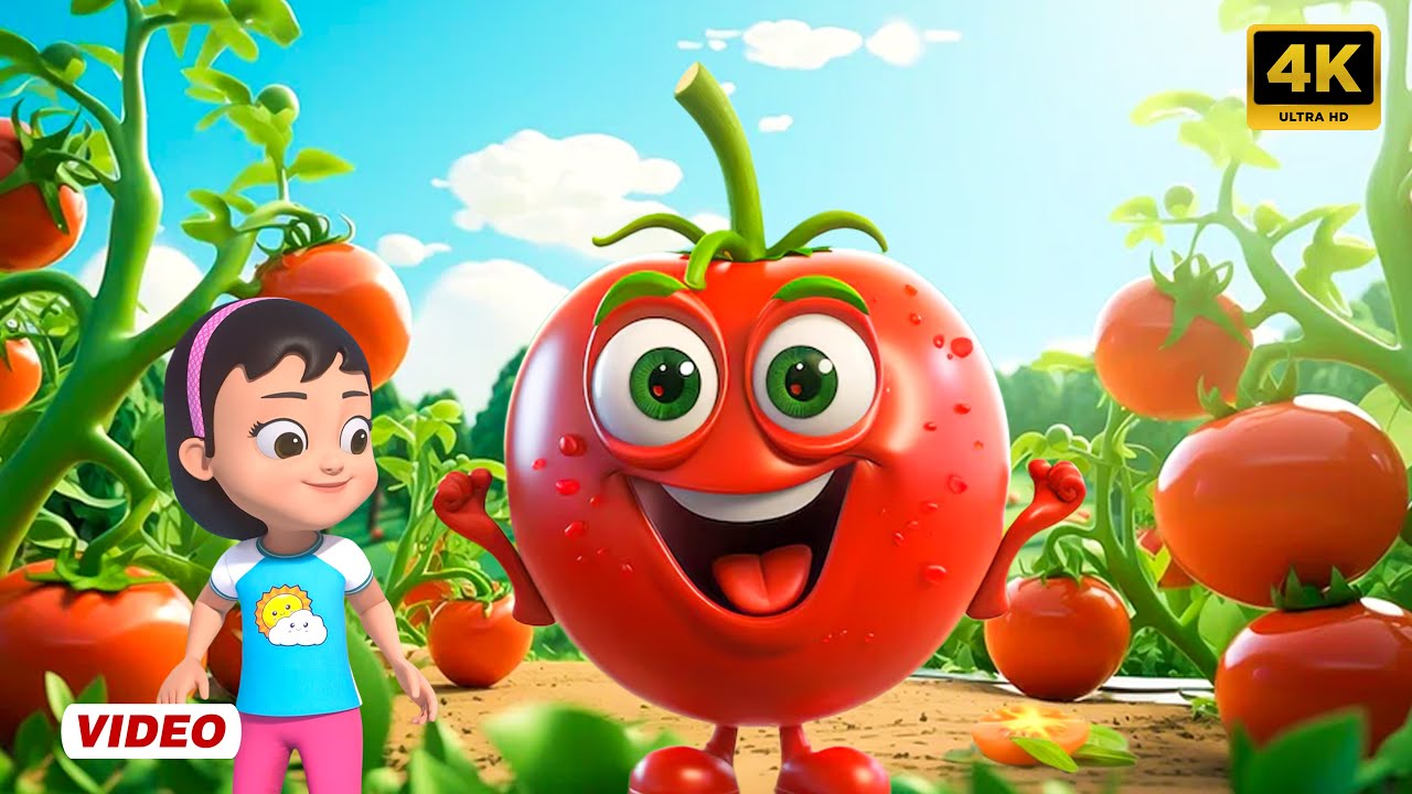 आहा टमाटर - Aaha Tamatar Bade Mazedar | Hindi Nursery Rhymes And Kids Song | All Rhyms in Hindi