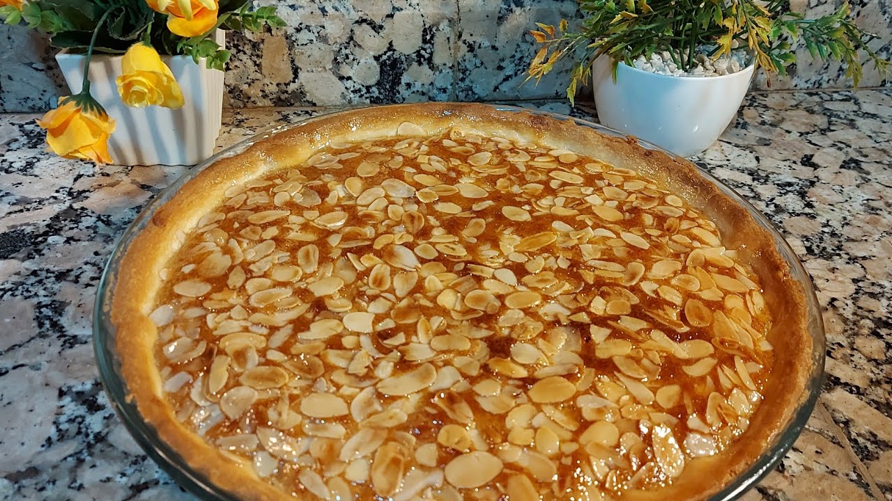 طارط باللوز ساهلة التحضير بمداق رائع بدون تعقيدات ناجحة💯 #tarte amande#