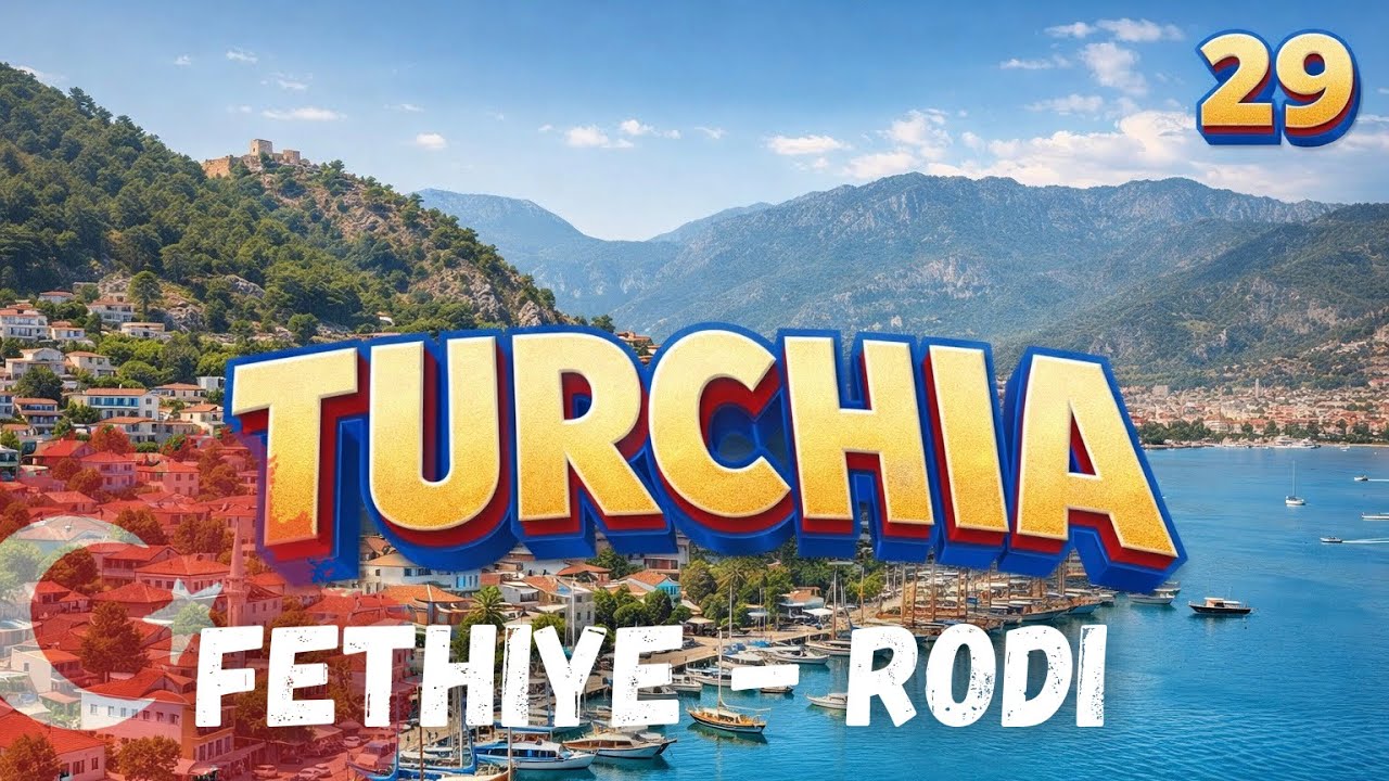 TURCHIA (parte 29) FETHIYE. il Teatro di Telmesso e il viaggio marittimo verso RODI. #turkey FullHD