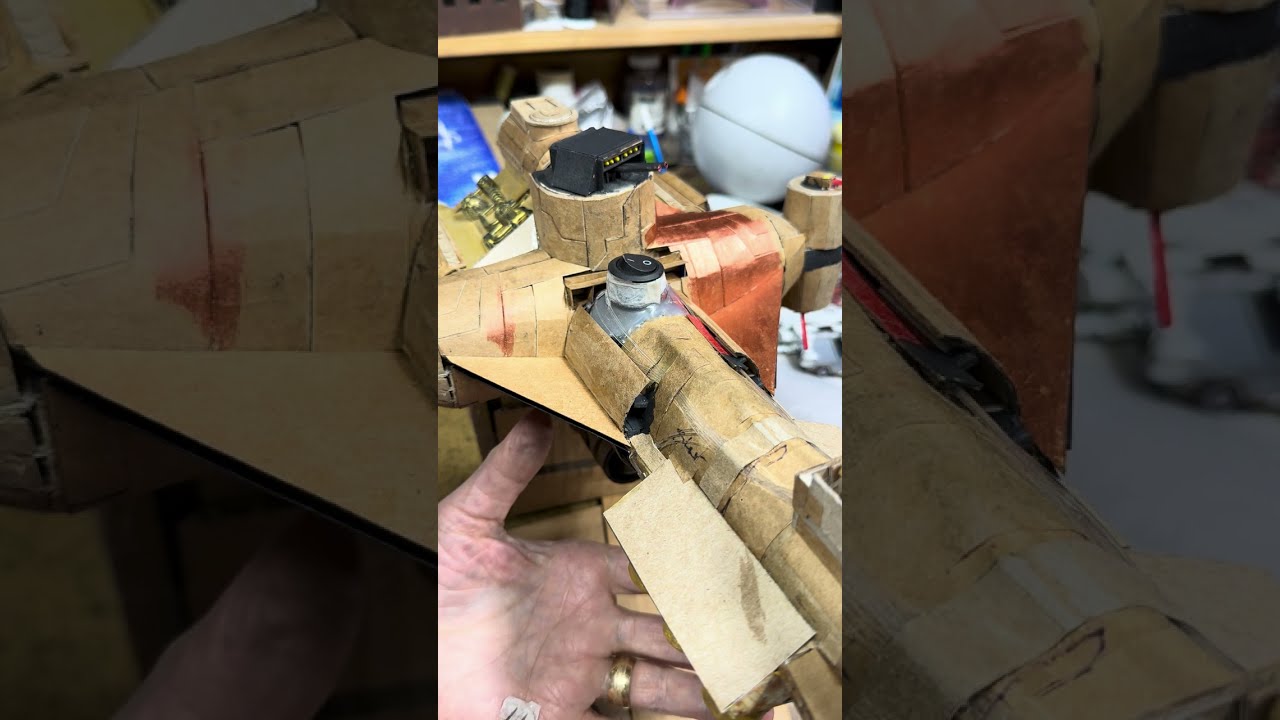 Paper Craft Assembly Tutorial | Securing the Metal Rod Frame