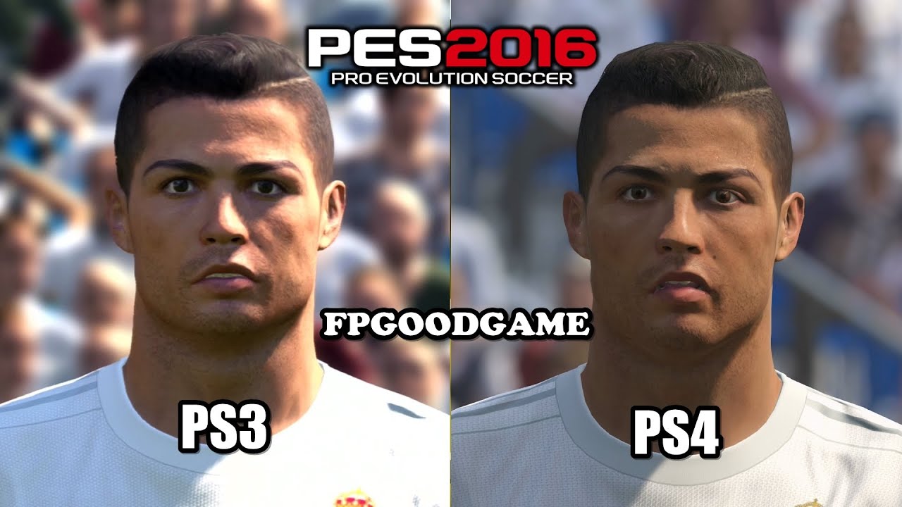 PES 2016 PS3 vs PS4 Real Madrid Face Comparison