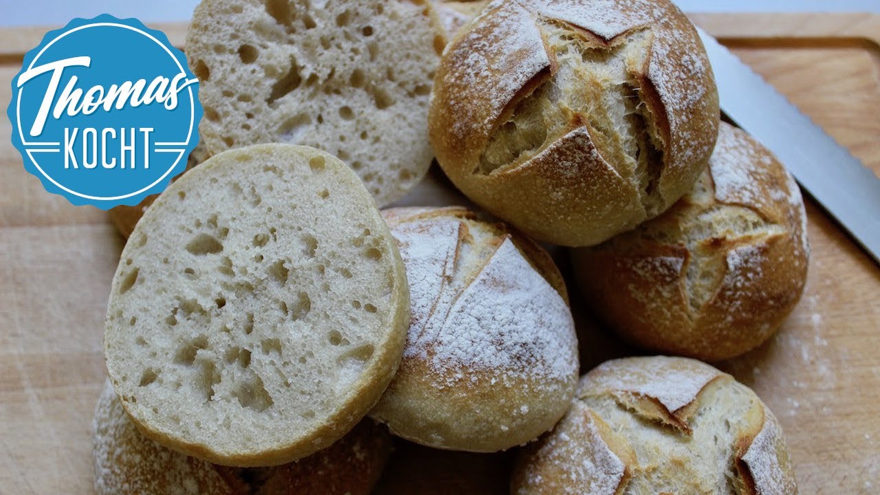 Weizensauerteig Brötchen - einfach gut! / Thomas kocht
