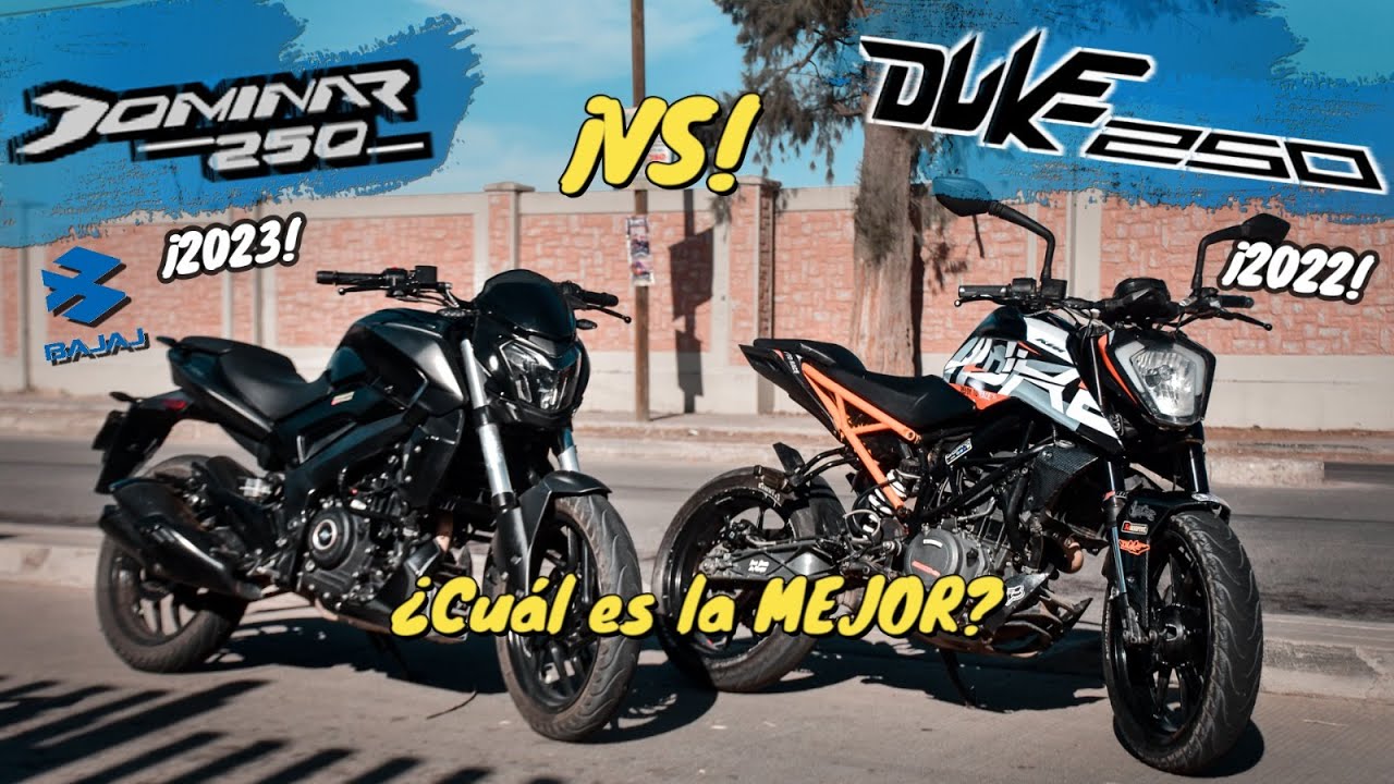 &iexcl;La VERDADERA BATALLA!😨🔥 DUKE 250 vs DOMINAR 250🤩💯, &iexcl;Pobre MOTO! 🥵| Aguacate Motovlogs🥑