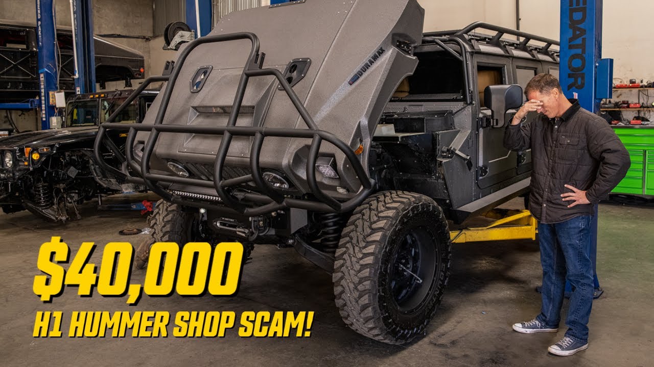$40,000 H1 HUMMER SHOP SCAM!