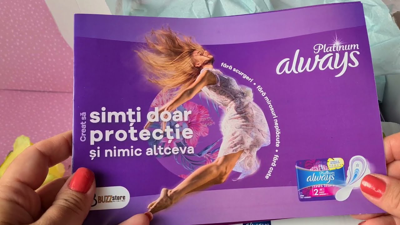 Unboxing noile absorbante Always Platinum