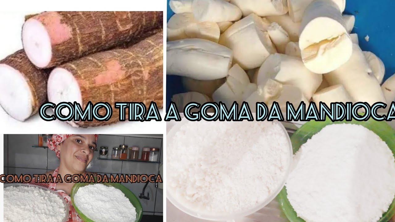Como tira a goma da mandioca