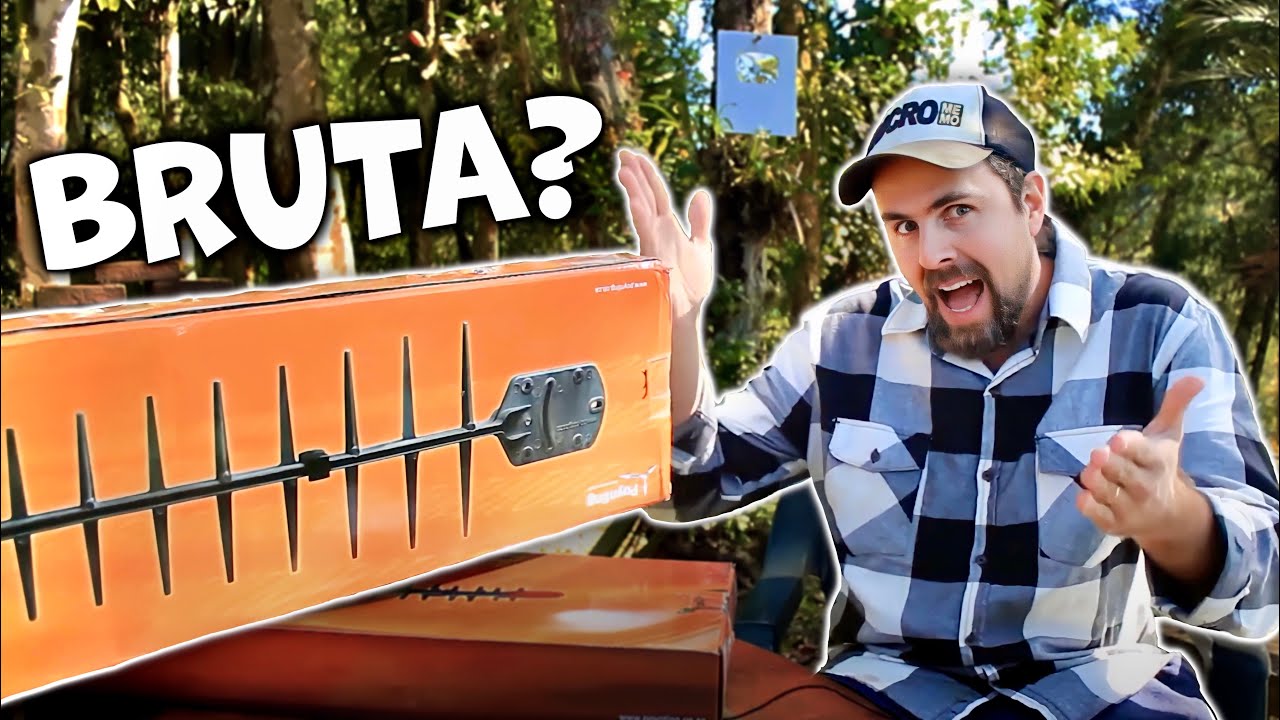 TESTEI AS ANTENAS MAIS BRUTAS QUE JÁ VI NA ROÇA! PRESENTE DA POYNTING!