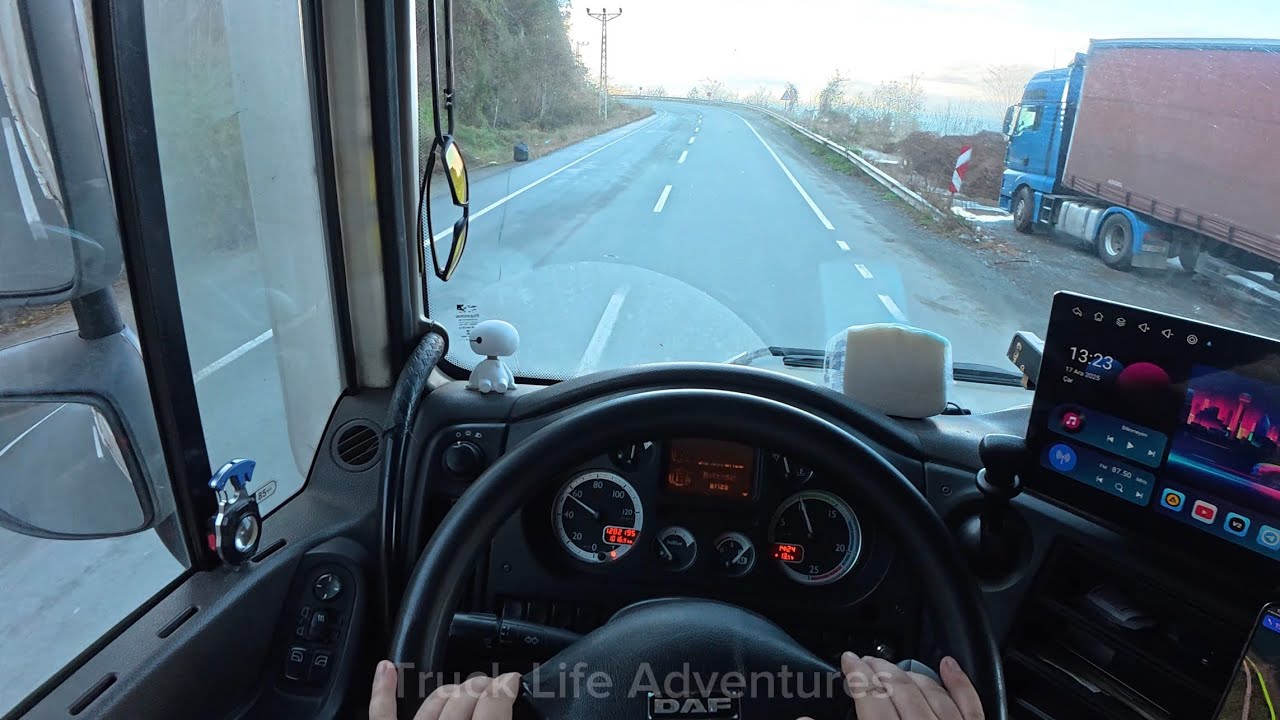 Gömrükdə 5 Saat Canlı Növbə 😤 | Batum–Trabzon-Qazax TIR Vlogu 🚛