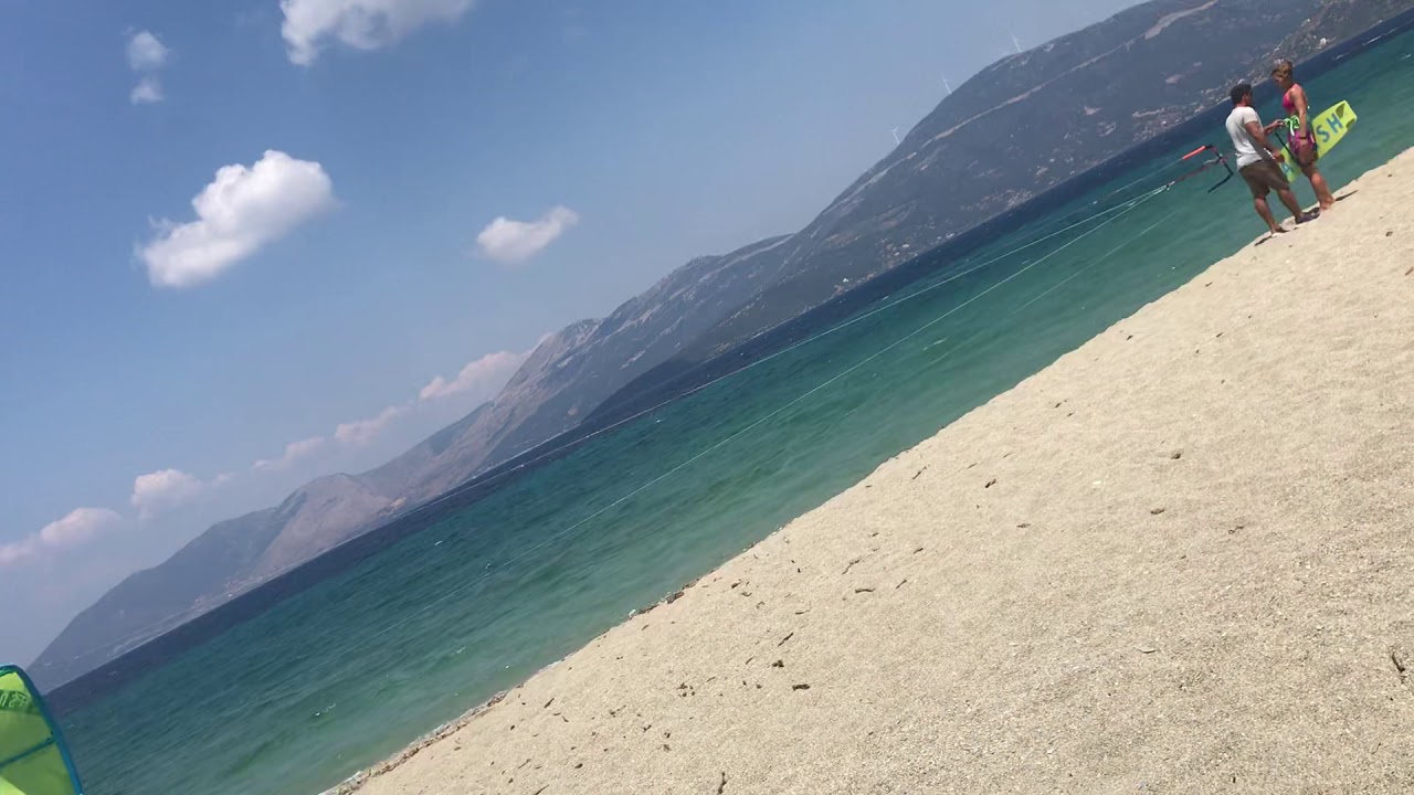 Vick kiteboarding Greece Marmari Evia