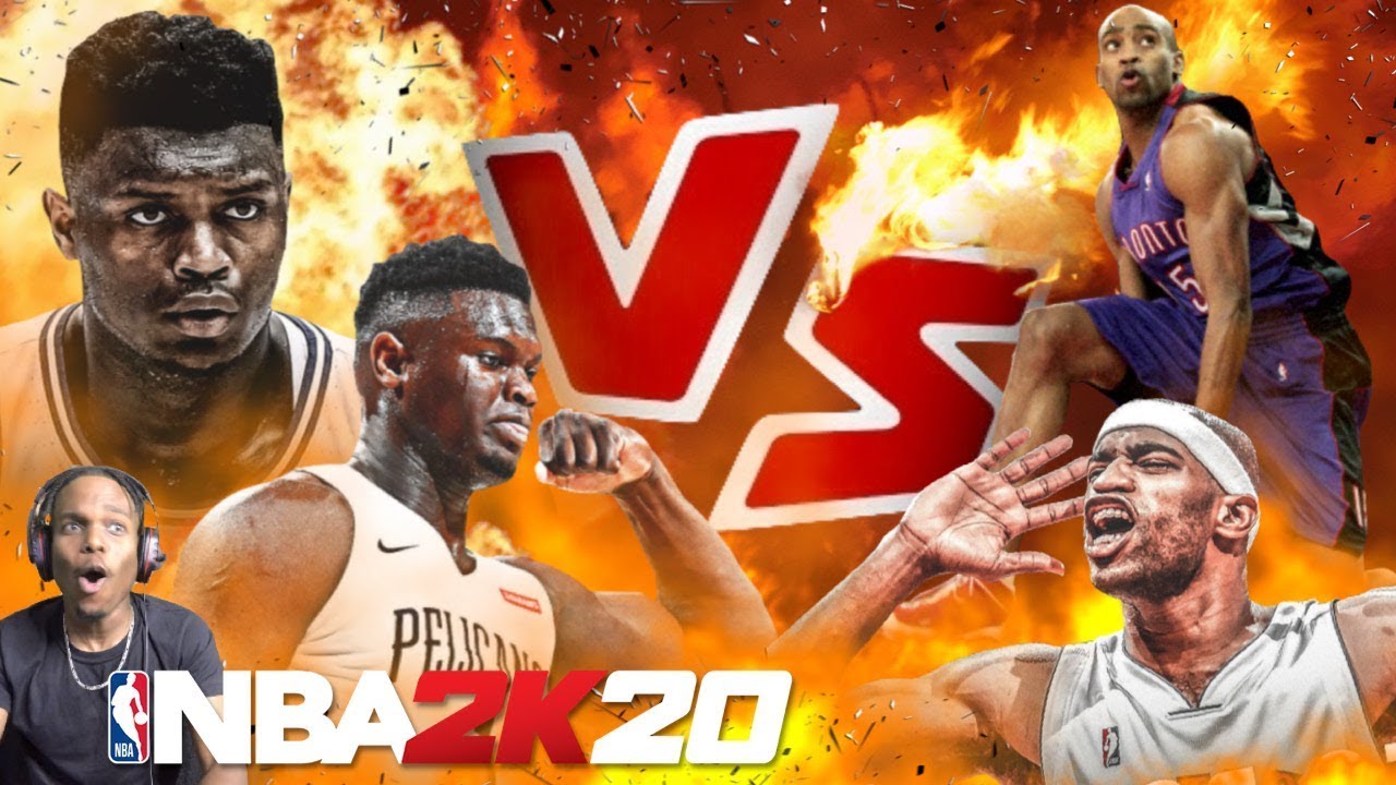 NBA 2K20 THE CRAZIEST DUNK I HAVE EVER SEEN!! ZION WILLIAMSON VS VINCE CARTER!