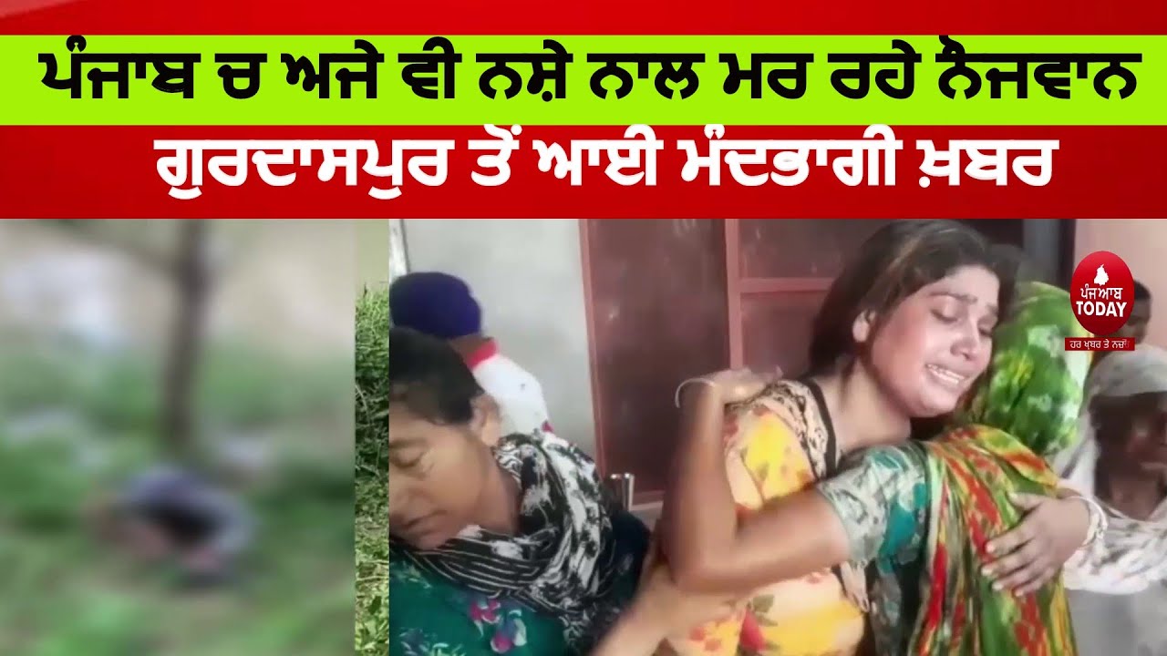 Punjab Youth & Drug|Gurdaspur Youth died with drug| Gurdaspur News | Punjab News | India News
