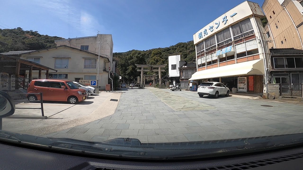 境港水産物直売センター（鳥取県境港市）～美保神社（島根県松江市美保町）