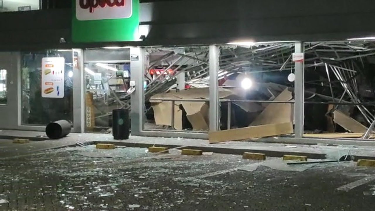Vuelve el robo de cajeros mediante explosión con gas