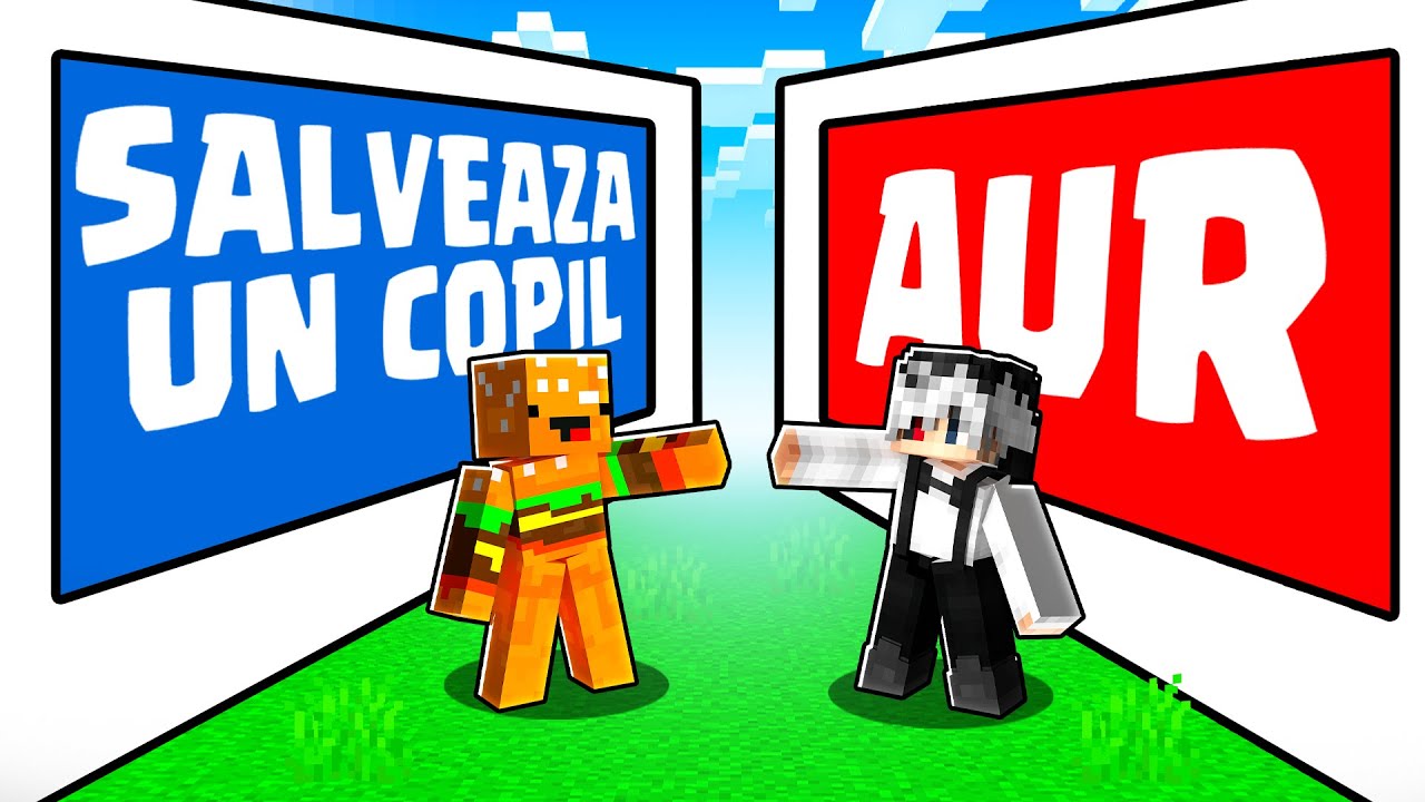 *CE ALEGI DINTRE* pe Minecraft?