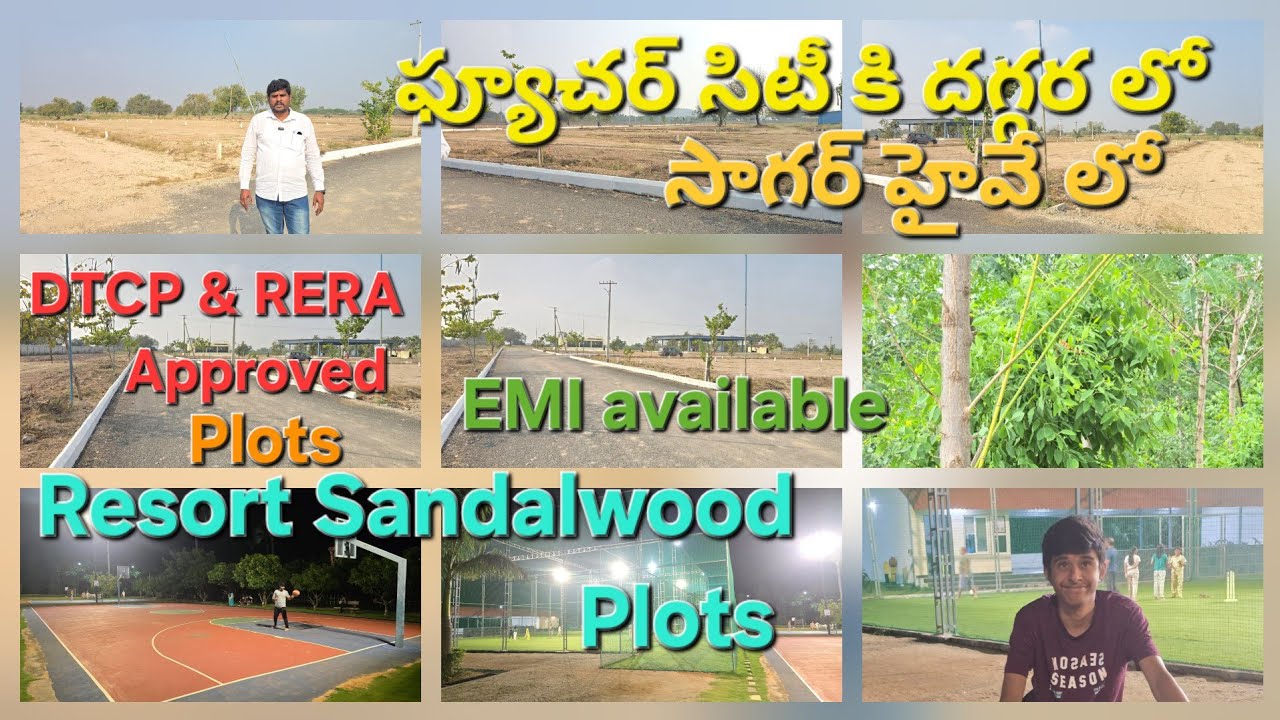Best👌DTCP & RERA Approved Resort Sandalwood Plots EMI available in Sagar Highway  #Hyderabad 