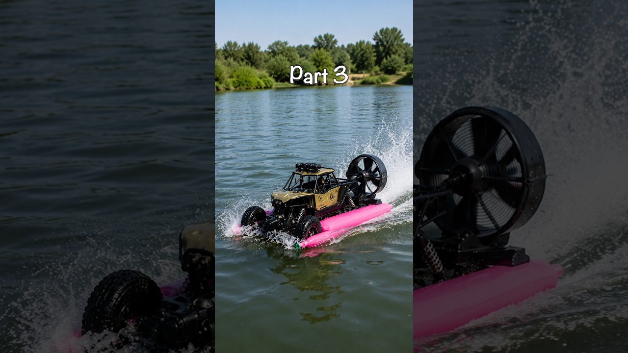 Monster Car Boat Making Part 3 🚙🚤 #shorts #outofmindexperiment