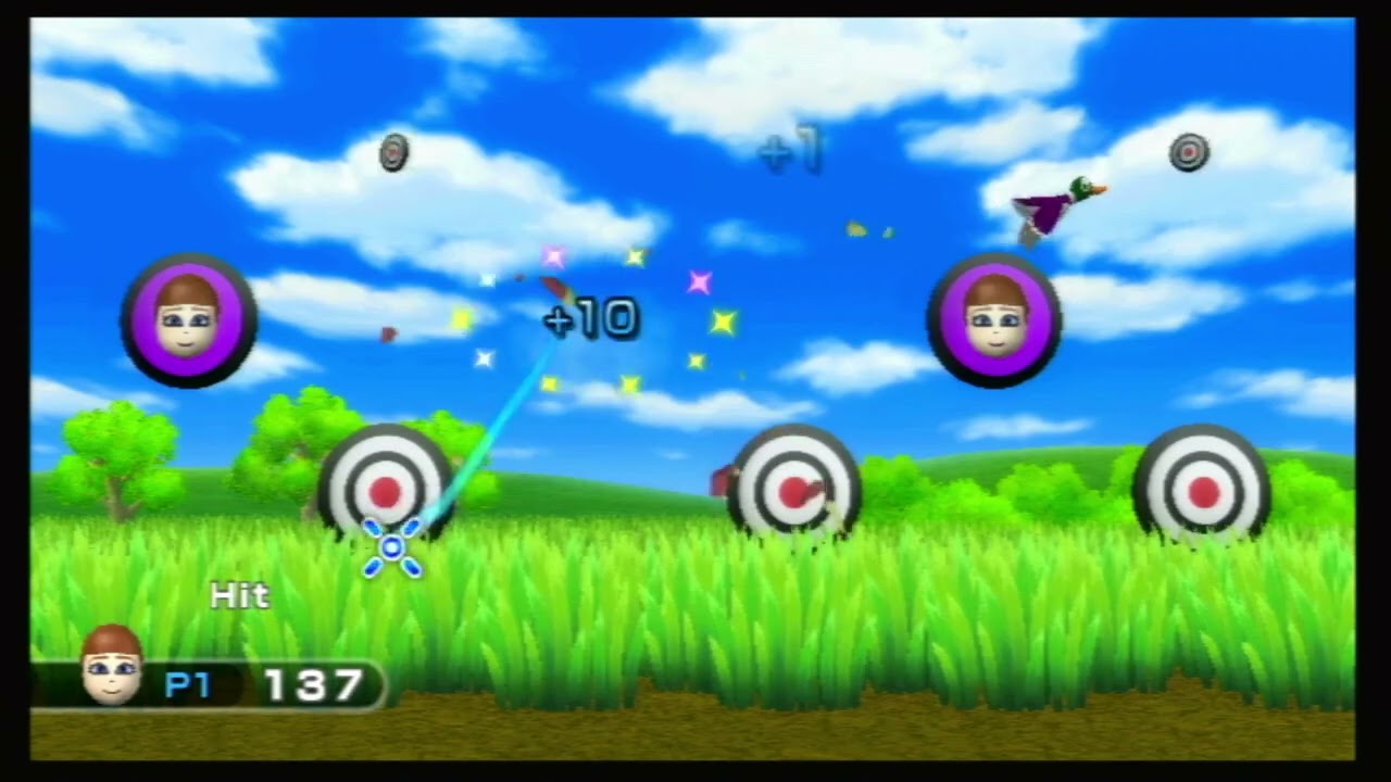 Wii play - Shooting Range (292 Points)