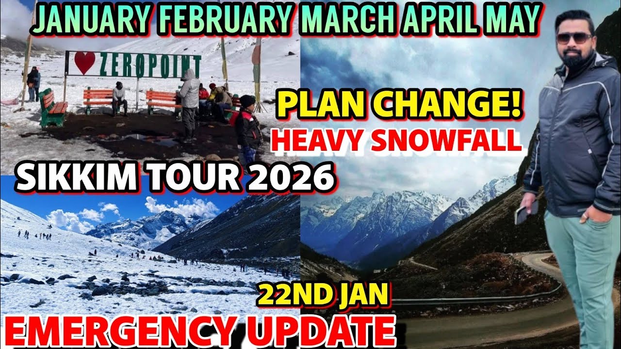 Sikkim Tour 2026|North Sikkim Tour 2026|Gangtok To Zero Point|Gurudongmar|Sikkim Tourist Places