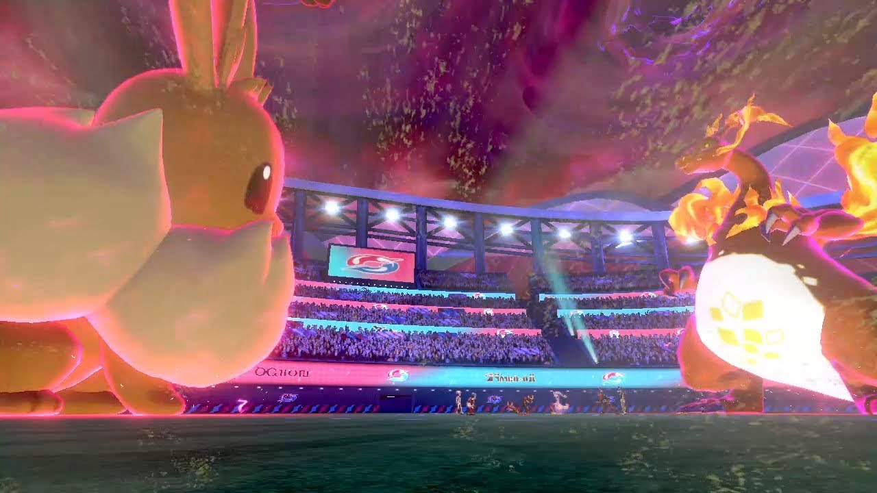 Gmax Eevee vs. Gmax Charizard