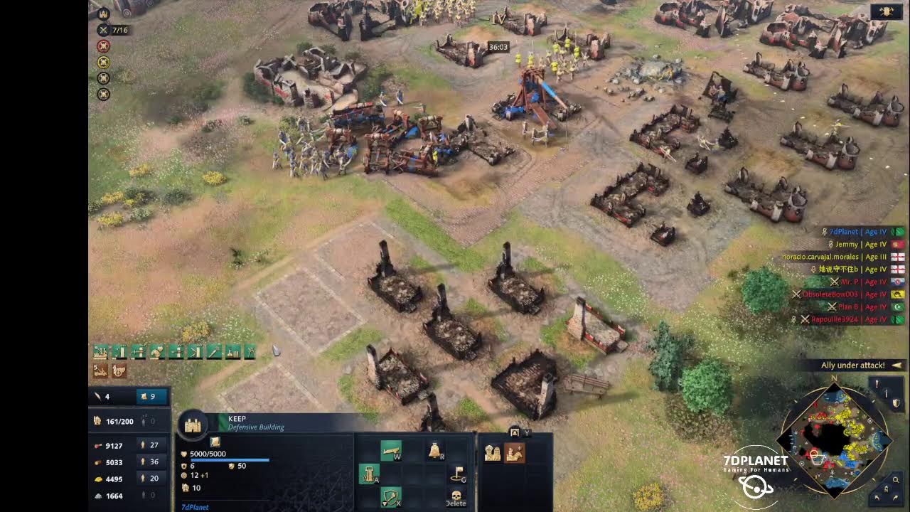 Age Of Empires IV Team Ranked Battle Match