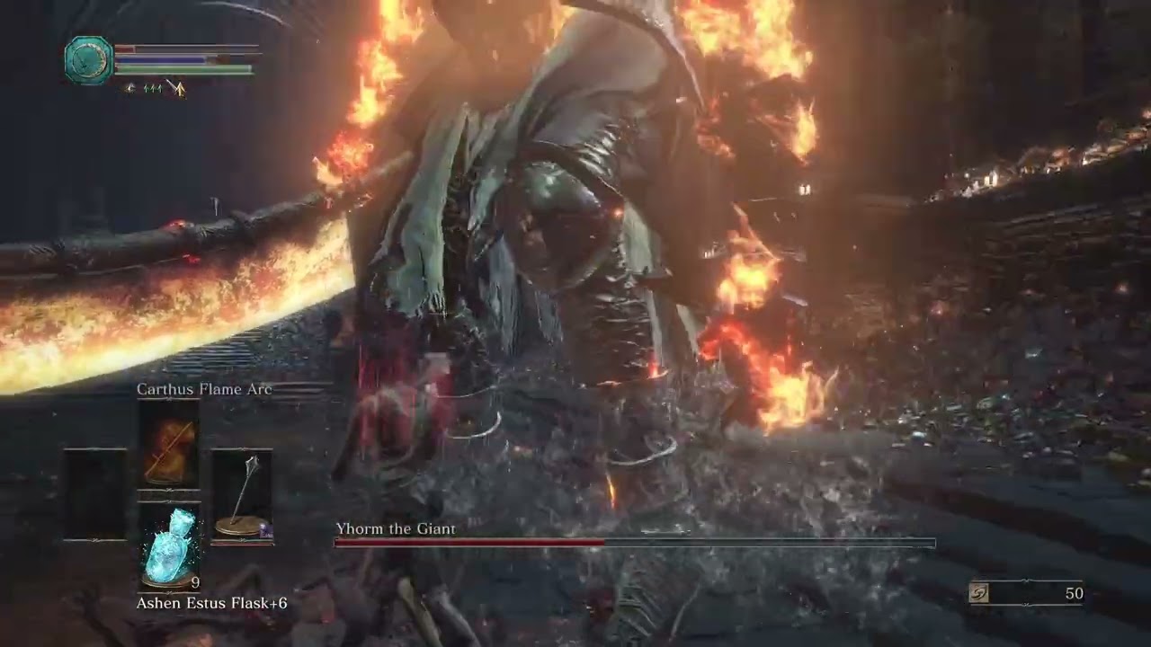 Yhorm the Giant SL1 No Roll/Block/Parry/Stormruler Flawed