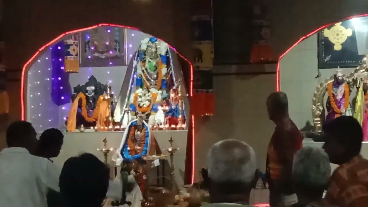 Lilovo temple on shivaratri night 